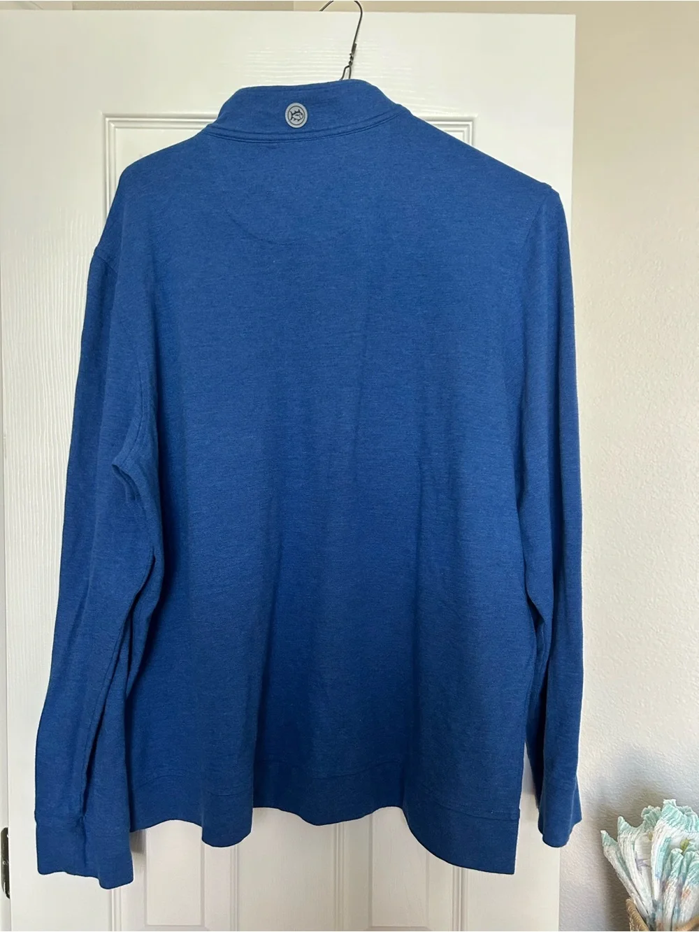 Southern Tide Blue Half-Zip Sweater